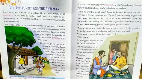 Class 3 The Pandit And The Rich Man Story Explanation YouTube