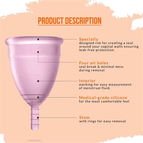 Sirona Reusable Menstrual Cup For Women Medium Size With Pouch