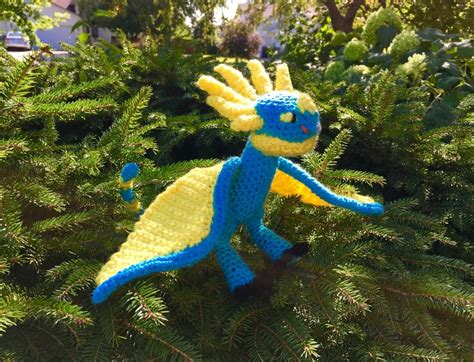 crochet stormfly the deadly nadder pdf pattern digital pattern only not the finished tangible