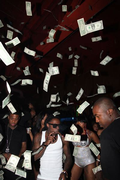 Lil Wayne Drake Make It Rain At Strip Club