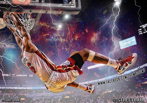 Lebron James Dunking Wallpaper