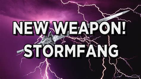 New Skyrim Dragonborn Dlc Unique Weapon Highlight Stormfang 2 Handed