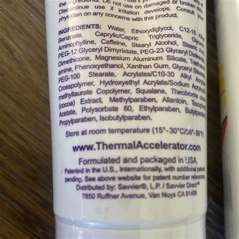 Lot Of 3 Thermal Accelerator Tummy Cream New And Sealed Tummy Tuck