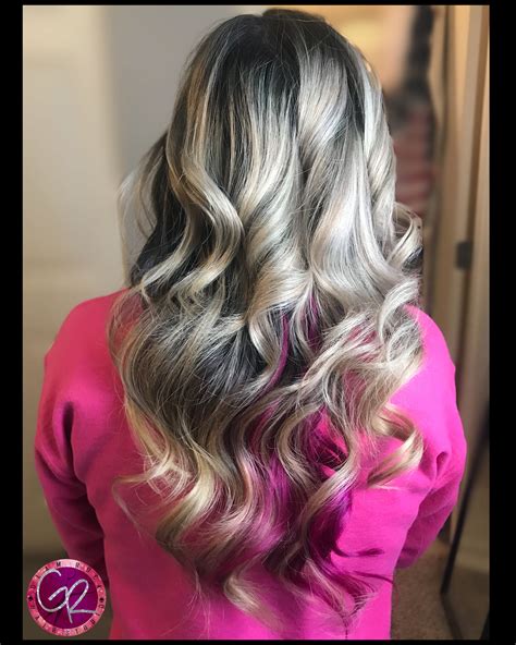 Dreamcatcher Micro Bead Extensions With Platinum Blonde Balayage And