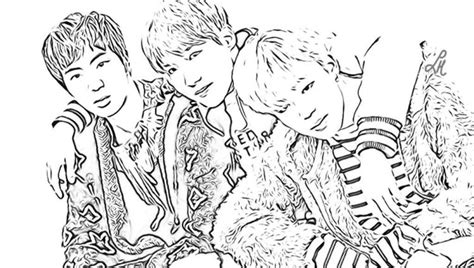 Kpop Coloring Pages At Getdrawings Free Download