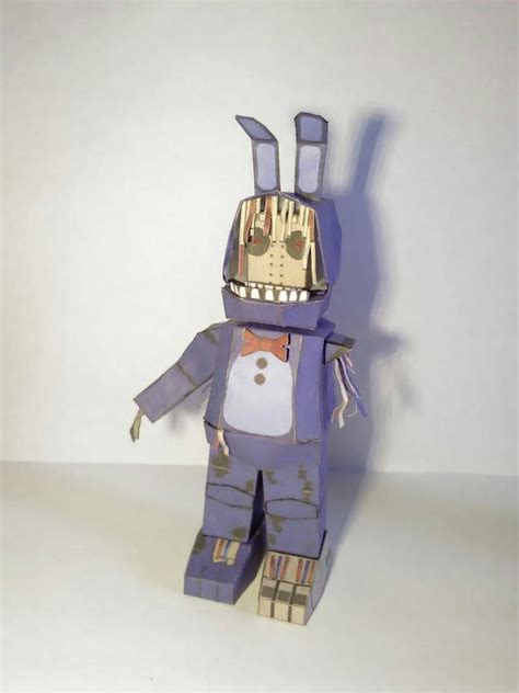 Withered Bonnie Papercraft Fnafucn By Underbonnie On Deviantart