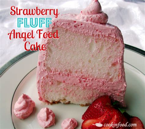 Strawberry jello angel food cake12tomatoes. MomLid's Musings: Strawberry Fluff Angel Food Cake