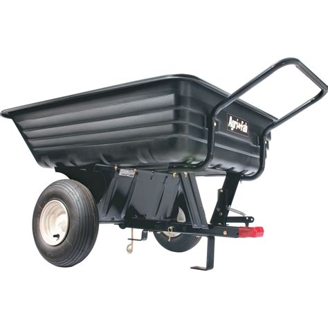 Agri Fab Poly Cart 8 Cu Ft Lawn And Garden Tractor Attachments Carts
