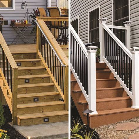 Deck Railing Tips And Instances For Your House Homes Tre Deck Stair