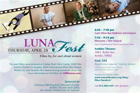 luna fest 6 short award winning films by for and about women chestnut hill pa patch