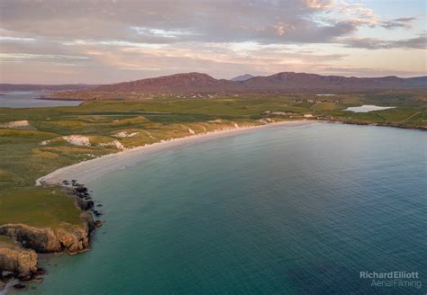 Balnakeil Beach At Sunset June 2018 Richard Elliott Aerial Filming