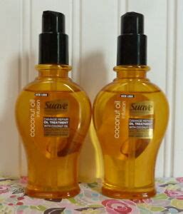 To avoid causing any problems for your hair, you want to use the right amount of coconut oil for the treatment. LOT OF 2 SUAVE COCONUT OIL INFUSION DAMAGE REPAIR HAIR OIL ...