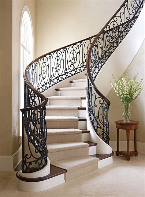 Amazing Staircase Designs With Steel Or Wrought Iron Railings