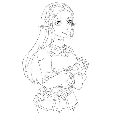 Princess Zelda Coloring Pages