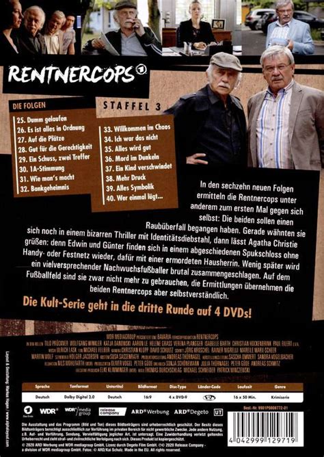 Rentnercops Staffel 3 4 Dvds Jpc