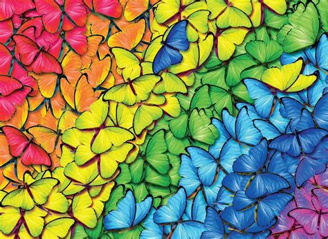 Butterfly Rainbow 1000 Pieces Eurographics Puzzle Warehouse