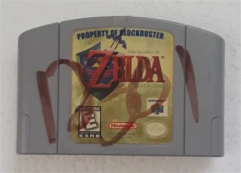 Legend Of Zelda Ocarina Of Time N64 Nintendo 64 1998 Authentic