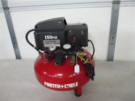Porter Cable 150 Psi 6 Gallon Compressor 1 Of 2