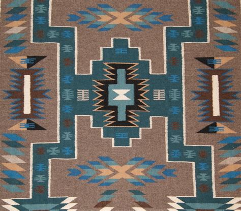 Contemporary Storm Pattern Navajo Rug Weaving For Sale Charleys
