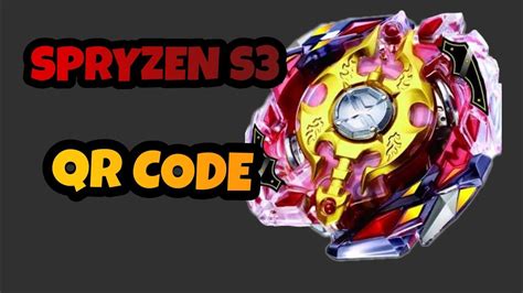 Beyblade burst app evolution qr codes. Legend Spryzen S3 QR Code, Beyblade Burst Evolution. - YouTube
