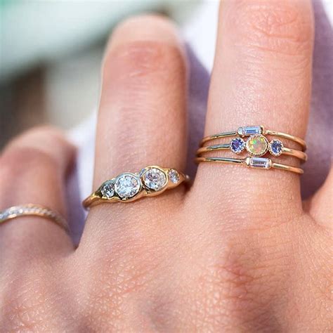 Your stone can be a unique shape or design as well, from a rose to a butterfly to anything her heart desires! Attractive Diamond Rings for Women | Design Trends ...