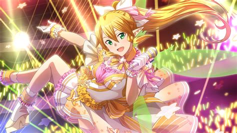 Green Eyes Leafa Anime Girl Hd Sword Art Online Wallpapers Hd