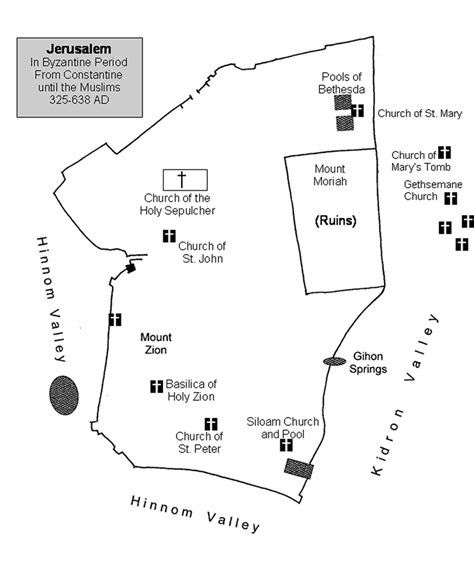 Nehemiah Jerusalem Wall Map