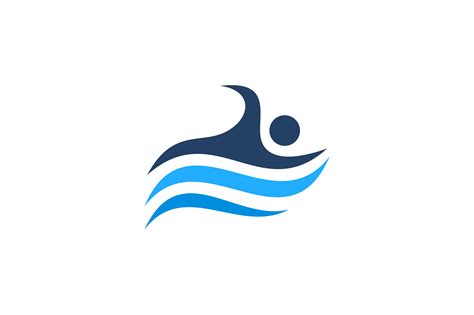 Swimming Logo Graphic By Skyacegraphic0220 · Creative Fabrica