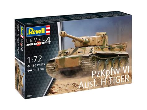 Revell 03262 Pzkpfw Vi Ausf H Tiger 172 Vše Pro Modeláře Art Scale