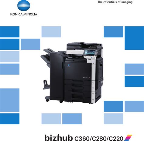 Installing the correct bizhub 350 driver updates can increase pc performance, stability, and unlock new multifunction printer features. Konica Minolta C280 - Konica Minolta Bizhub C280 In ...