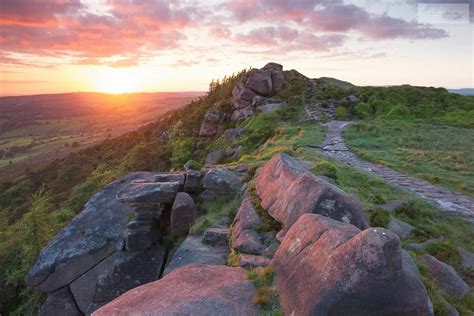 The Roaches Sunset Peak District Photography