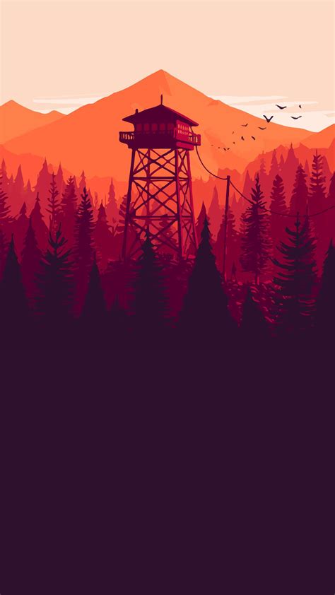 Firewatch Phone Wallpapers Top Free Firewatch Phone Backgrounds
