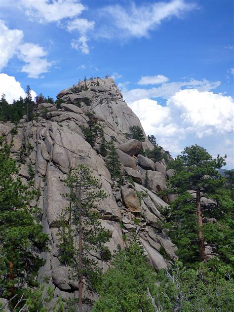 Granite Cliffs Gem Lake And Balanced Rock Rocky Mountain National