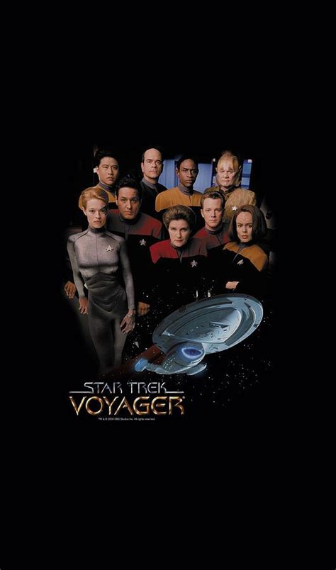 Star Trek Voyager Crew Digital Art By Brand A Fine Art America