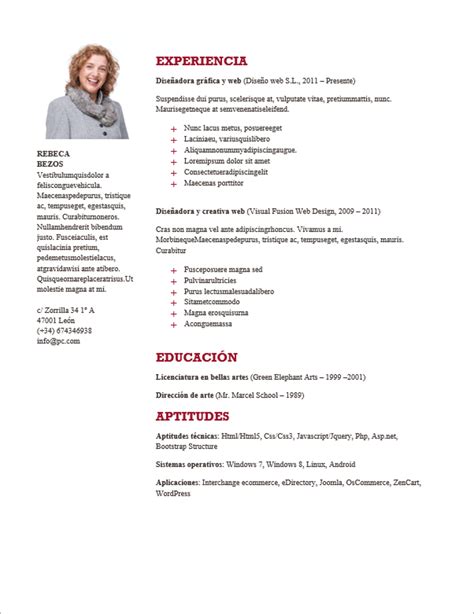 It is the standard representation of credentials within academia. Plantillas de Currículum Vitae en PDF: Rellenar Gratis tu CV