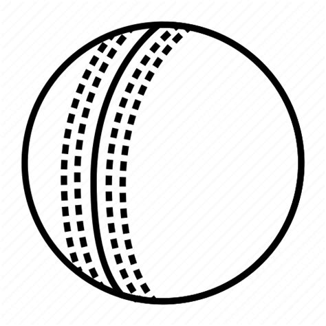 Cricket Ball Clipart Black And White