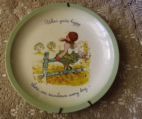 holly hobbie collector s edition 1972 plate with hanger etsy plates holly hobbie