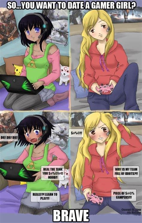 Gamer Girls Be Like Funlexia Funny Pictures