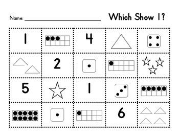 Representing Numbers in Different Ways (1-10) by Kinders in NY | TpT