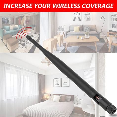 Wireless Wifi Antenna Booster Ghz Dbi Rp Sma For Pci Card Modem