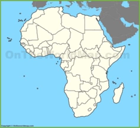 7 printable blank maps for coloring 2020 all esl. Africa Map | Maps of Africa