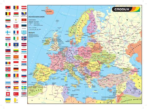 karta europe Politička karta Europe A2 formata karta europe | Europe, Island, Map screenshot