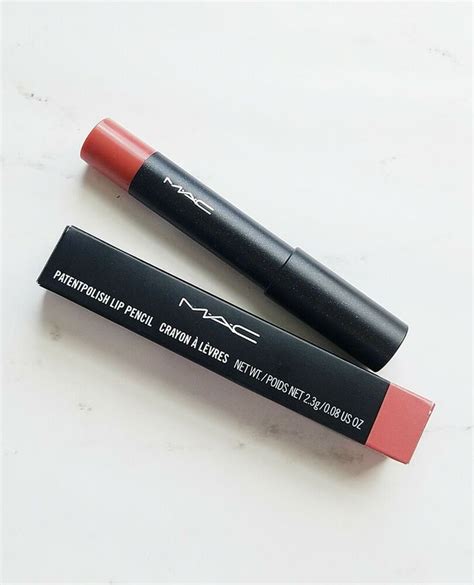 Mac Patentpolish Lip Pencil Crayon Clever Full Size 2 3 G 0 08 Oz New In Box Mac Mac