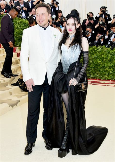 Elon Musk Steps Out With New Girlfriend Grimes At Met Gala 2018
