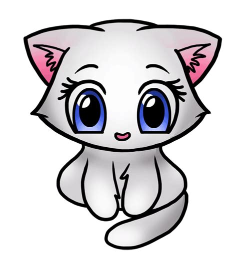 Learn How To Draw A Cute Kitten Easy To Draw Everything