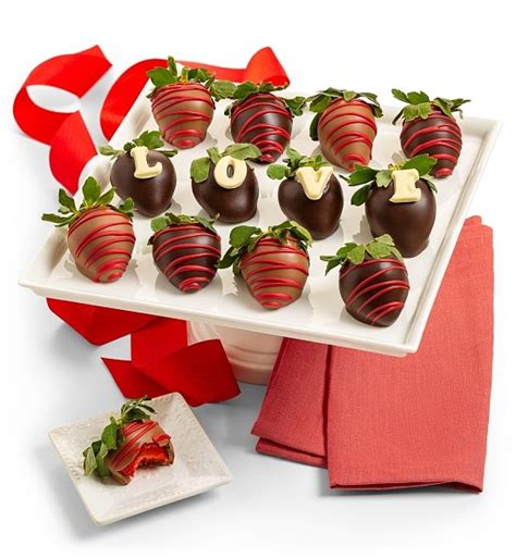 27606bchocolate Covered Strawberries Valentines Box The T