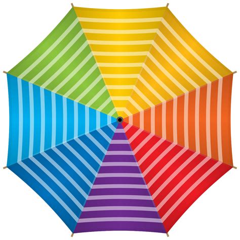 Rainbow Umbrella 1199428 Png