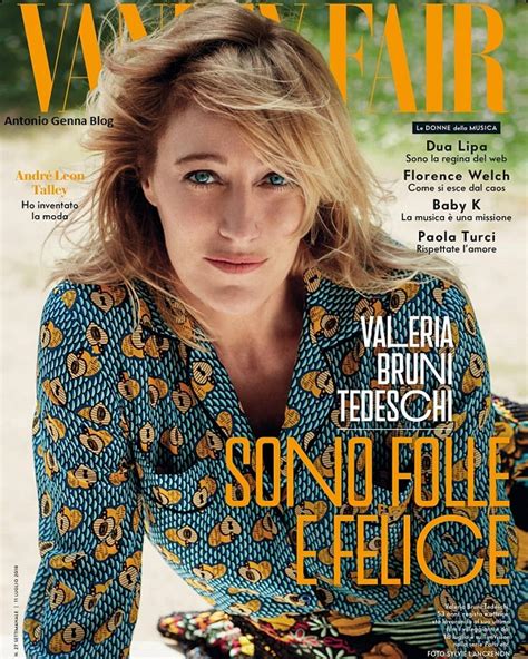 Edicola Vanity Fair 27 2018 Valeria Bruni Tedeschi Sono Folle