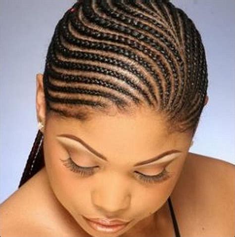 Corn Roll Hairstyle Cornrow Hairstyles African Braids Hairstyles