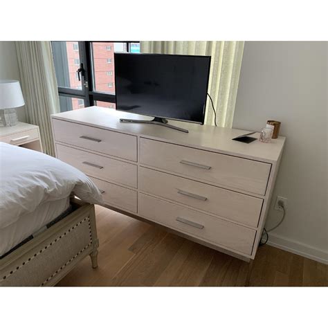Room & Board Alden 6-Drawer Dresser - AptDeco It's less common to find room & board tables and room & board dressers in white than taupe, gray, or black.